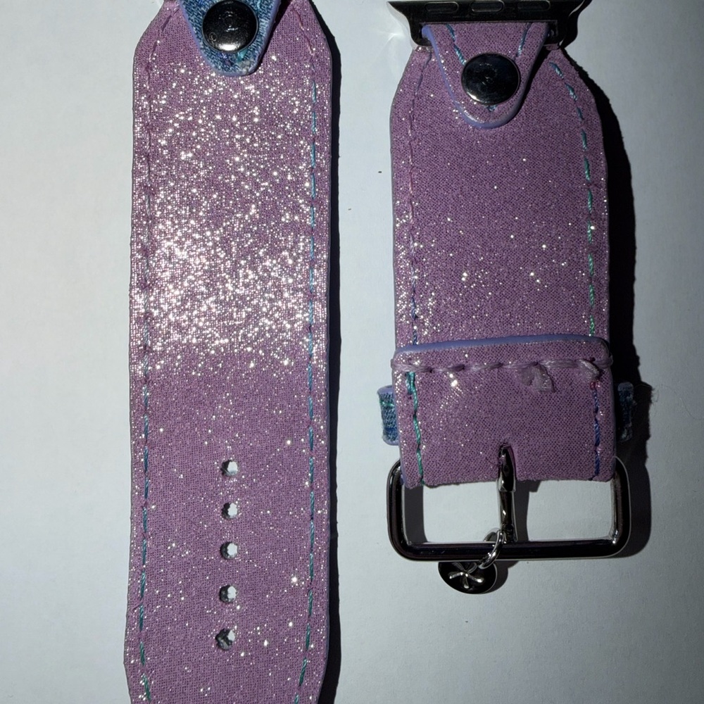 Authentic Upcycled Retro Fendi Denim Jekyl & Hyde w/Purple Akoya by Spark’l - Picture 2 of 7